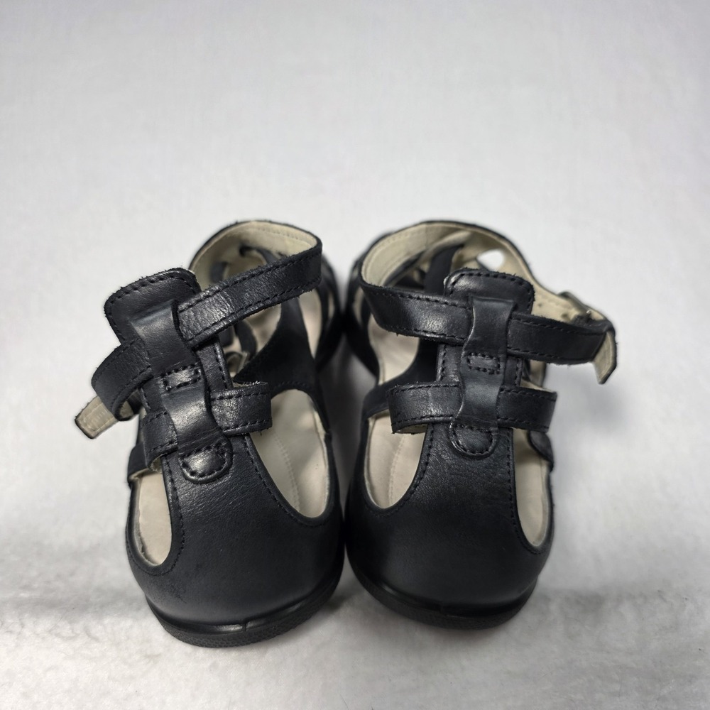 Ecco Flash Women's Leather Walking Strappy Gladiator Sandals Black Sz 37 EUC - Picture 10 of 11